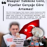 Demirel’den çağrı: “Enflasyon yükseliyorsa maaş artışı da yükseltilmeli”