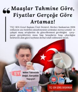Demirel’den çağrı: “Enflasyon yükseliyorsa maaş artışı da yükseltilmeli”