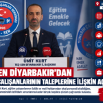 TEÇ-SEN Diyarbakır’dan eğitim çalışanlarının hakları için kapsamlı düzenleme çağrısı